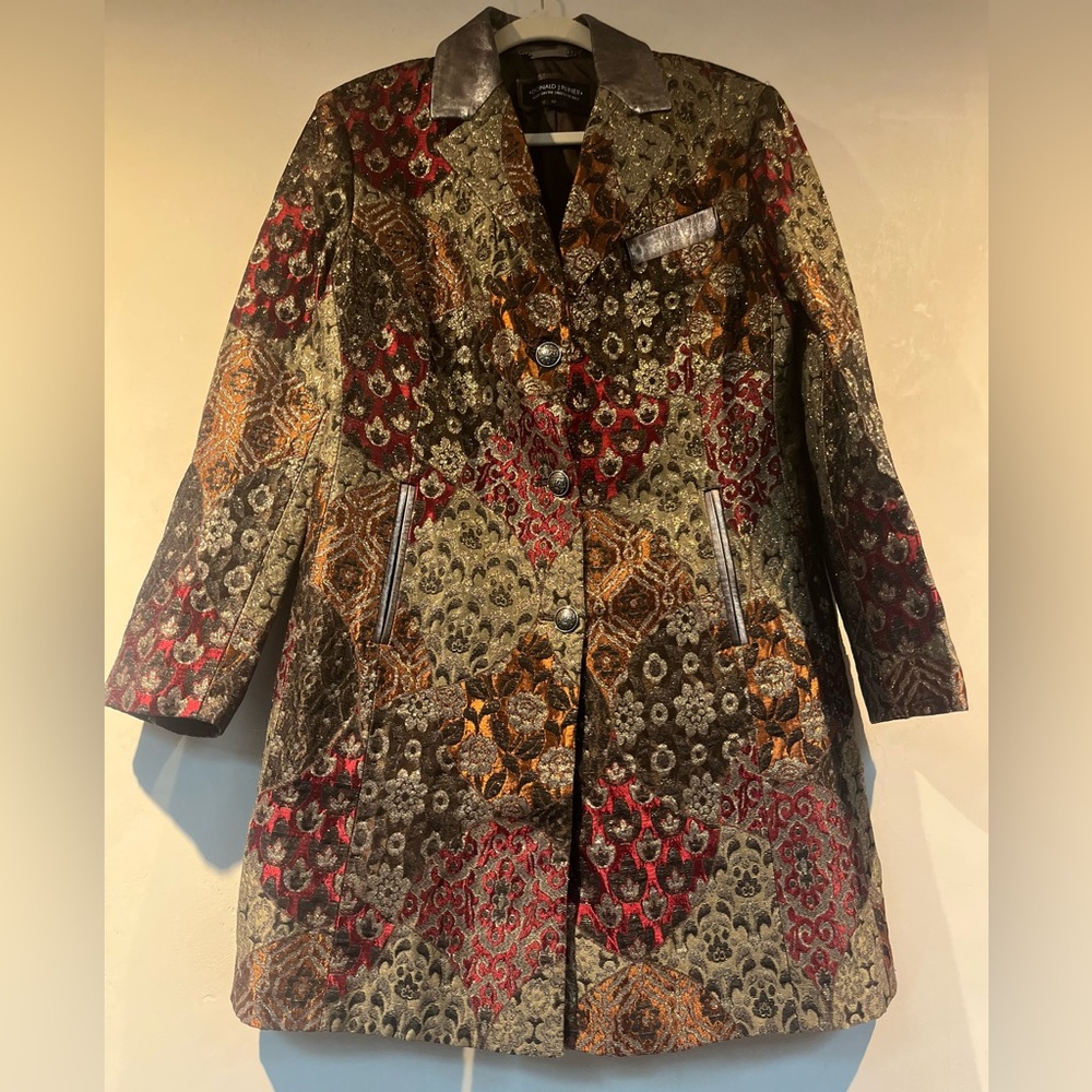 Donald J. Pliner Multicolor Brocade Women's Blazer